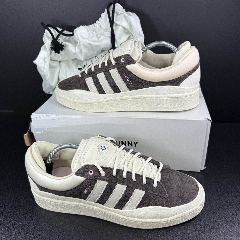 Adidas Bad Bunny Campus Dark Brown ID2534 Size 11.5 Men's New Authentic W/ Bag - Picture 2 of 16